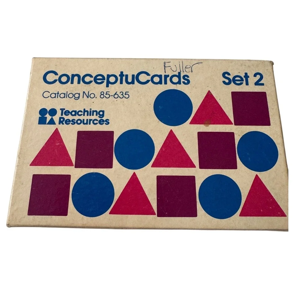 Vintage ConceptuCards Set‎ 2 Teaching Resources Educational Card Set Homeschool